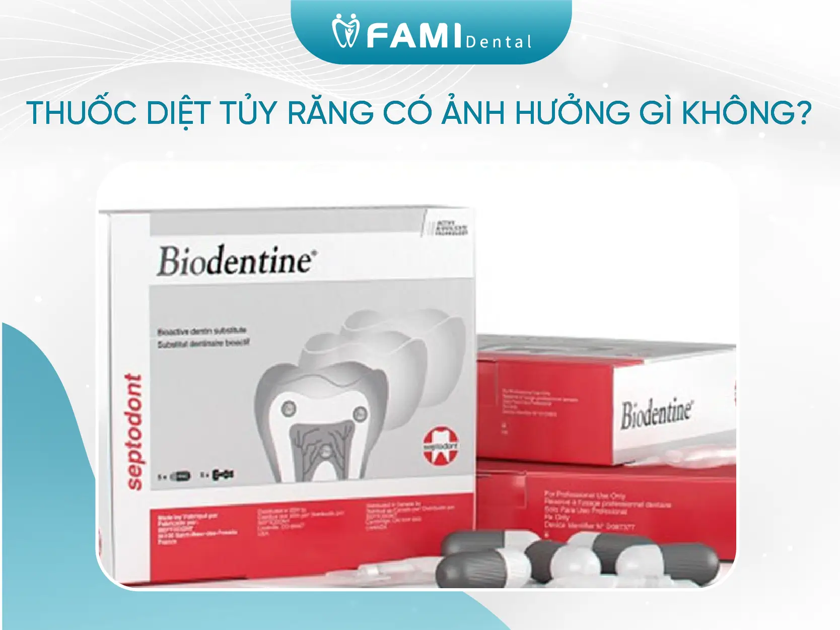 Khi nào thì sử dụng thuốc diệt tủy răng? 1 thuốc diệt tủy có ảnh hưởng gì không