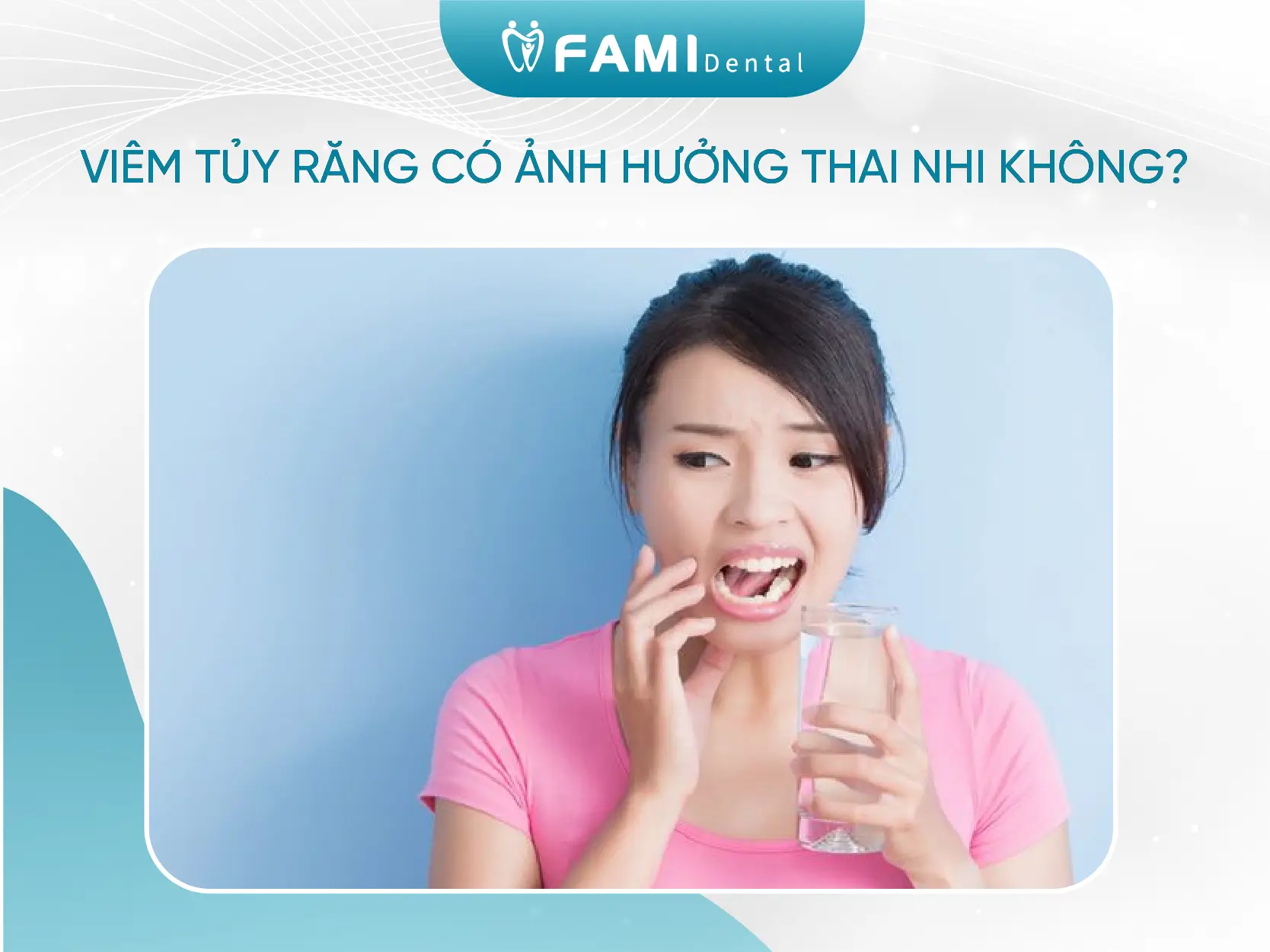 viêm tủy răng có ảnh hưởng thai nhi không