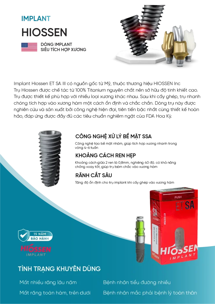trụ implant hiossen